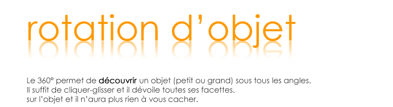 rotation d'objet 360